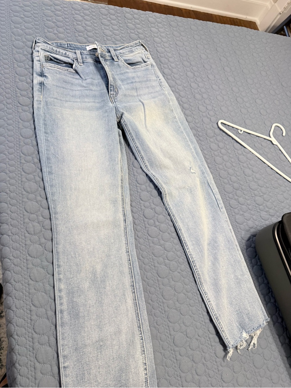 Flying Monkey Light Wash Straight Leg Jeans